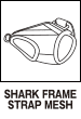シャークフレームストラップメッシュ