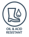 oil & acid resistant（耐油性）